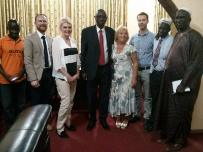 EMS team meeting Minister for Water